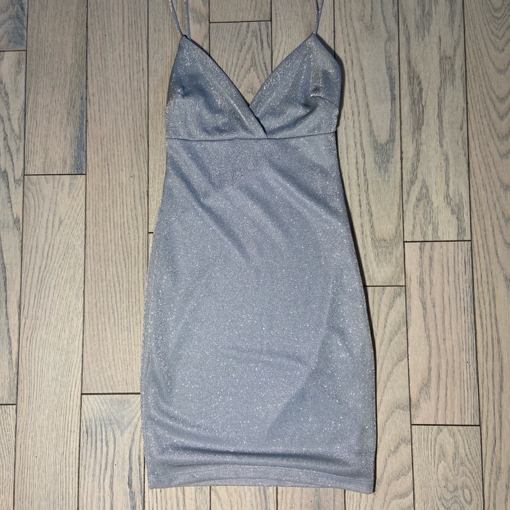 Periwinkle glitter dress
